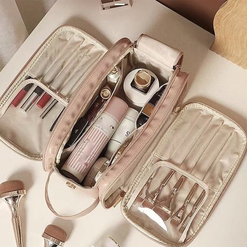 8分区超大容量多功能化妆包