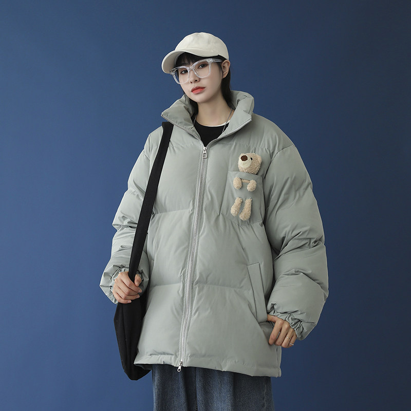 MY2026网红小熊棉衣中性男女冬装加厚面包服棉服棉袄,男装棉衣,星座507