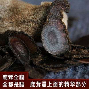 鹿茸全蜡片净腊片纯蜡双阳场正宗正干品泡茶好礼盒高档吉林梅花鹿