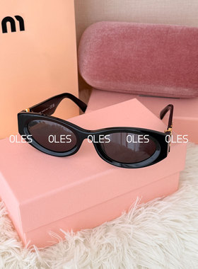 【OLES】26新款猫眼板材金属标方框眼镜架椭圆形百搭遮阳太阳眼镜