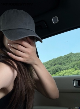 极简系列 设计感加大加宽棒球帽氛围感纯色显脸小鸭舌帽简约百搭