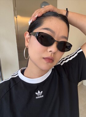 菱形脸！猫眼墨镜男女通用显脸小遮阳防紫外线网红街