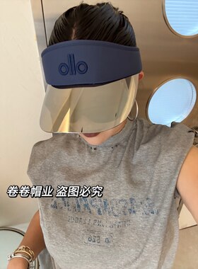 ollo 加大防晒帽户外遮阳防晒运动帽跑步瑜伽空顶帽女时髦空顶帽