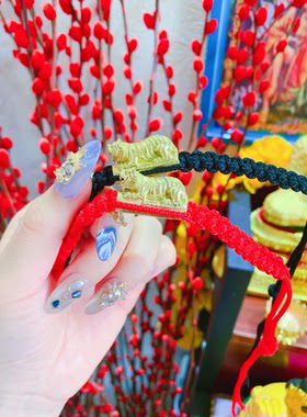 云臻 龙婆本 咬钱虎 泰国佛牌泰国特色手绳