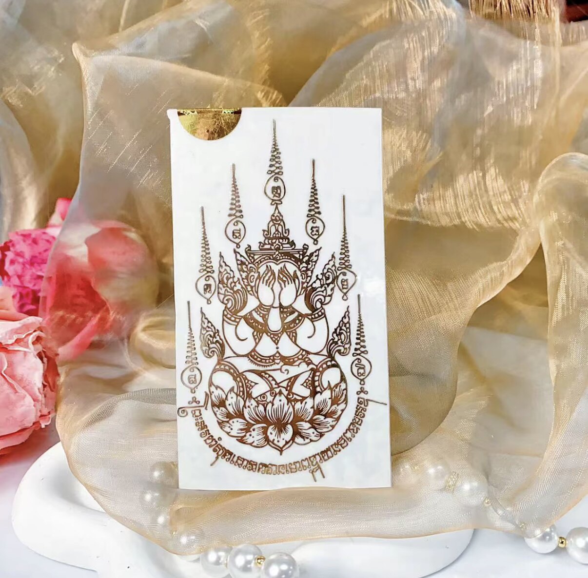 阿赞姜凯 掩面佛符贴手机贴 接FS详情咨询客服