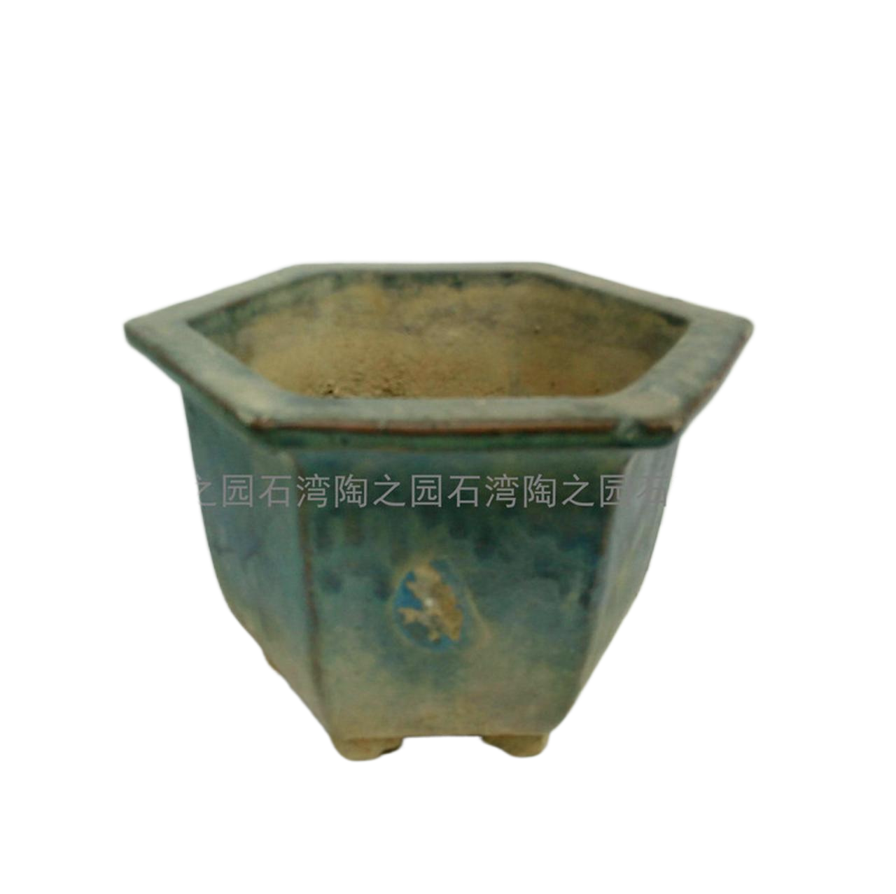 陶瓷花盆园林阳台中式风家居装饰图片