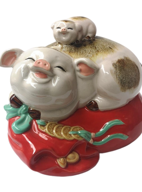 手工柜台日常送礼生肖猪家居装饰