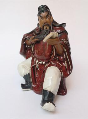 石湾陶瓷公仔家居装饰客厅中式