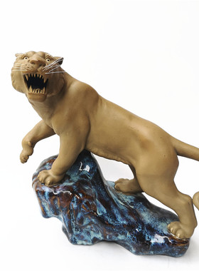 石湾公仔陶瓷镇宅虎家居装饰