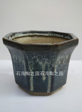 陶瓷复古阳台庭院花盆纯手工艺品