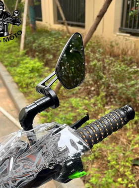 适用九号电车后视镜C90机械师N85C猎户座F90M鸡腿镜M95C小牛mqil