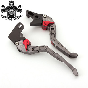 川崎KLX150D KLX230 越野摩托车改装刹车把手柄离合拉杆牛角配件