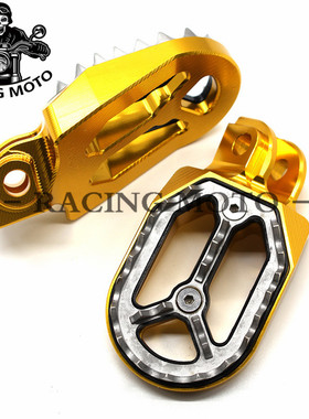 DRZ400SM越野摩托DR250R改装250SB配件RMX250S脚踏RM85脚蹬RM125