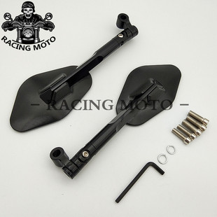 雅马哈MT09后视镜MT07反光镜XJ6倒车镜FZ6配件FZ1改装FZ8天剑天戟