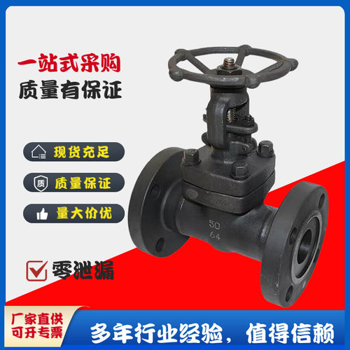 良工阀门J41H/Y-64C锻钢A105锅炉蒸汽高温高压法兰单向停止阀