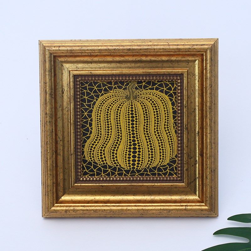 复古金色相框摆台草间弥生 南瓜 样板间民宿装饰画艺术 家饰 摆件|msdalam kategori Aksesori rumah, photo Frame/Frame - dari Buy2taobao.com untuk memberikan perkhidmatan ejen Taobao profesional membeli