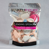 60外贸混款 非洲小块三角海绵粉扑化妆球美妆蛋粉底液专用一次性粉