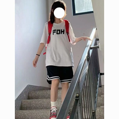 中考体育运动短裤女夏季五分裤