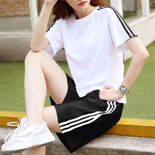 中考体育运动服套装初中生女纯棉