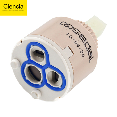 西班牙赛道阀芯厨房淋浴混水阀冷热龙头阀芯35/40陶瓷阀芯配件