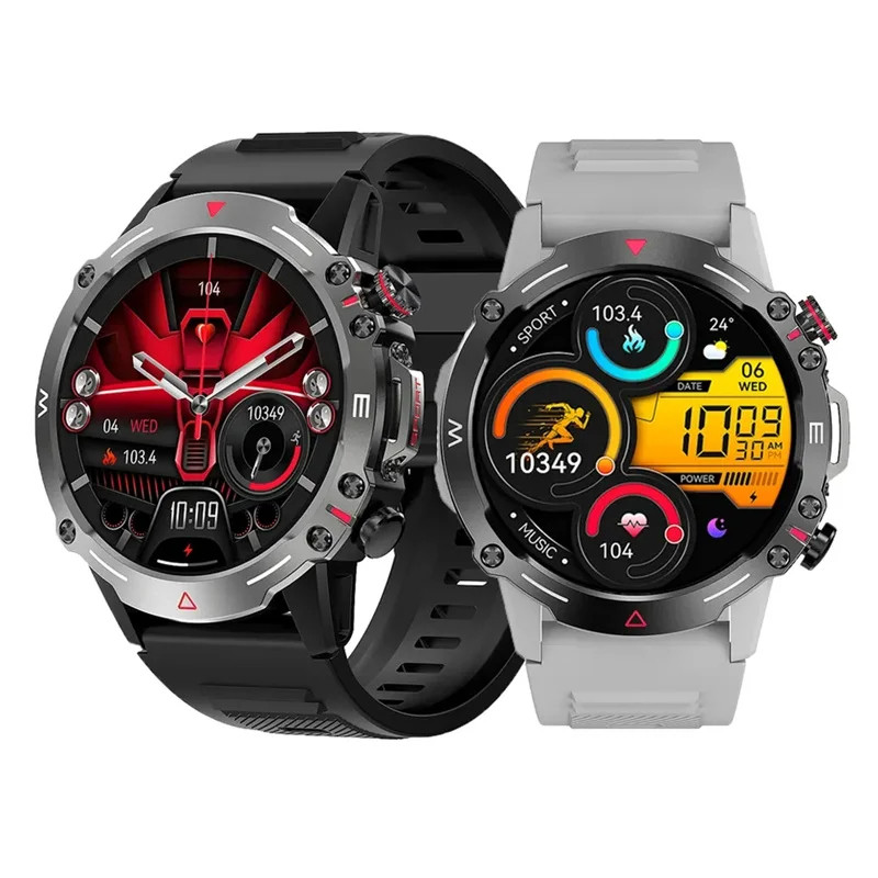 Smartwatch Man IP68防水自定义表盘音乐NFC智能手表适用苹果安卓