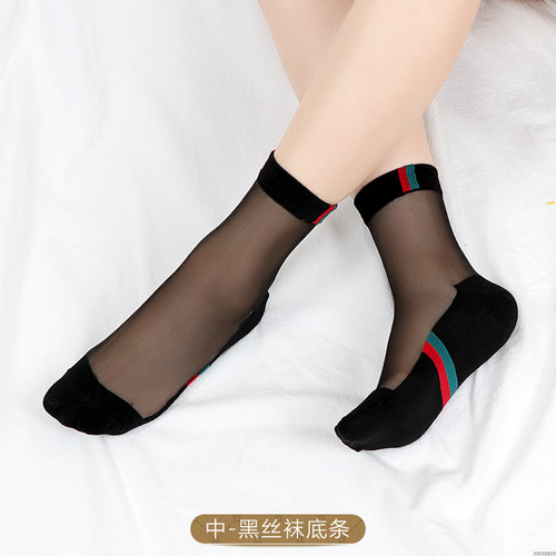 41-44大码袜子女网红水晶丝袜