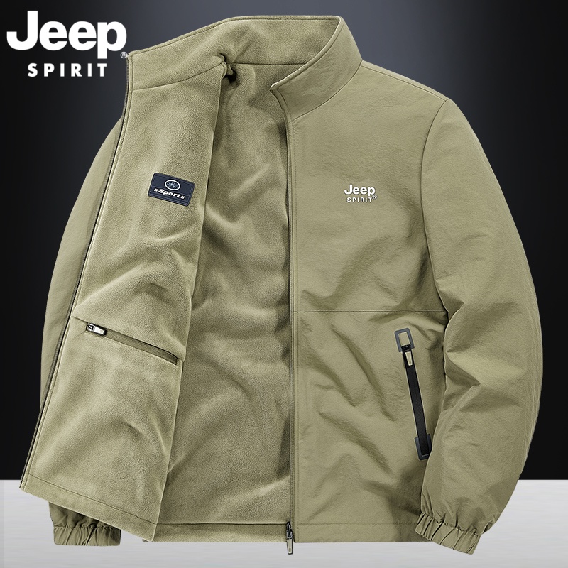 JEEPSPIRIT吉普男士双面穿夹克