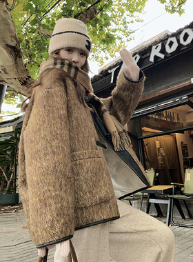 爆款主推【现货】新小香面料羊毛外套内胆羽绒D9987 P255 K378