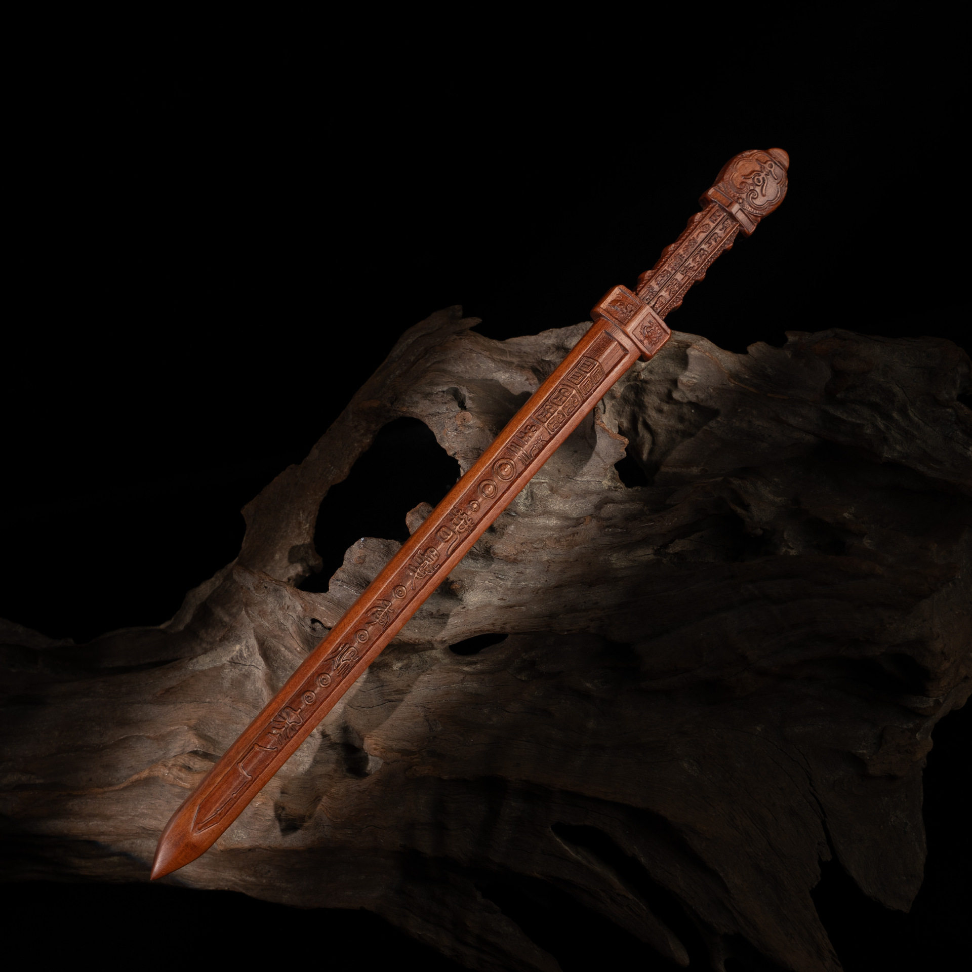 雷击木枣木剑轩辕剑道士剑五雷剑景震剑36cm五雷号令法器手工挂件,家居饰品,国学摆件,淘宝优惠券,粉丝福利购,淘宝优惠卷