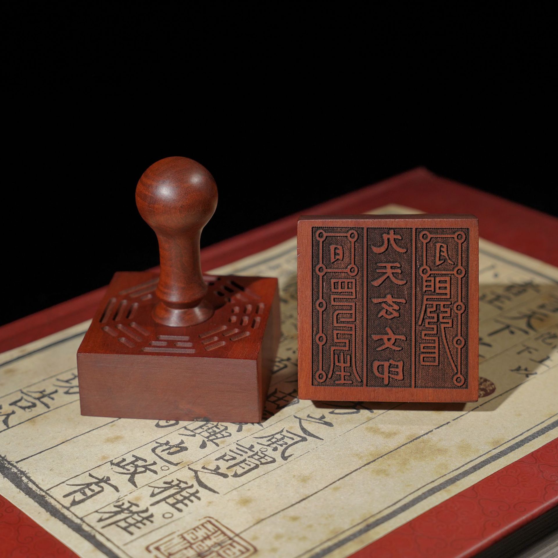 雷击枣木印章道家法印九天玄女张天师道经师宝太上老君玉皇大帝