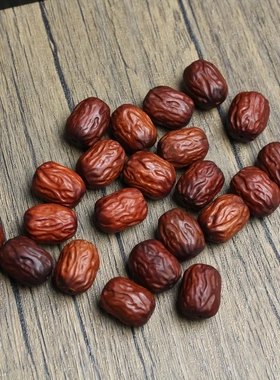 雷击枣木红枣佛珠手串手链可做配饰各种创意制作小珠子相似度100%