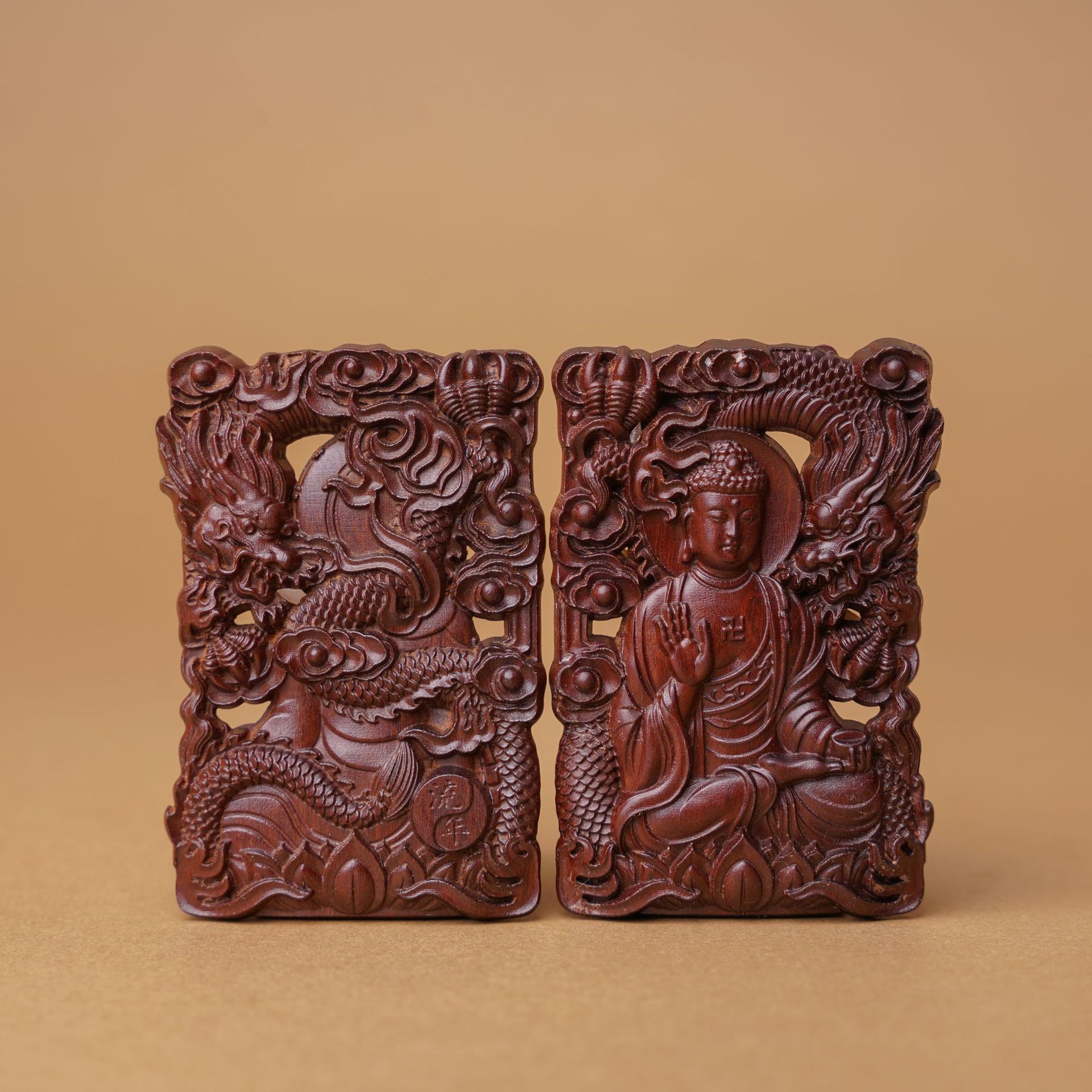 十二生肖本命尊阿弥陀项链雷击木枣木男女吊坠 生肖狗猪车挂挂件