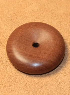 雷击枣木平安扣素面挂件钥匙扣吊坠配饰4cm深色老料可以搭配绳子