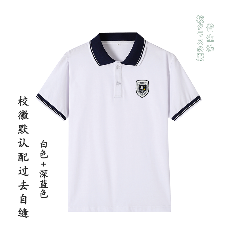 高品质校服初中生短袖学院风