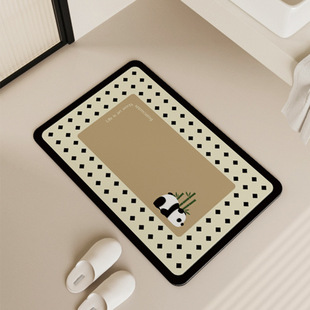 【新家的100件好物】卡通软地垫浴室速干卫生间门口脚垫吸水防滑