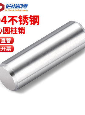 304不锈钢销钉圆柱销定位销固定销实心销子Φ1M2M2.5M3M4M5M6-M12