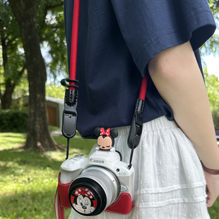 佳能R50保护套R10 RP壳配件皮套红色适用于R50V相机包 R62二代R8