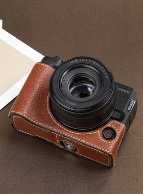 适用佳能R50V保护套R50R10微单R100底座包200D配件R6II皮套RP壳r7