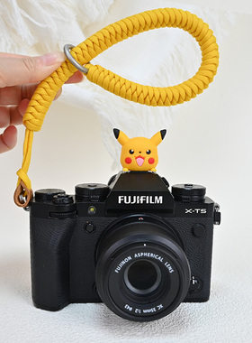 手工编织xt5手腕带绳富士XS20XT50xt30ii配件手绳挂绳佳能索尼