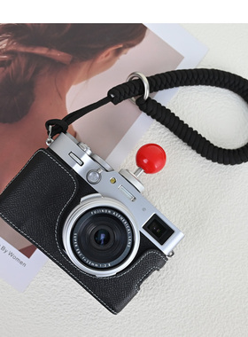 富士X100VI保护套XT5底座XT30相机包适用XM5XS20皮套XT50配件真皮