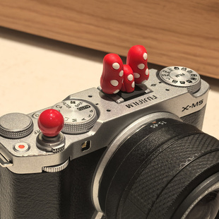 佳能r50卡通热靴盖小红球尼康z50富士xs20相机适用于索尼zve10