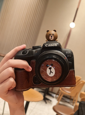 佳能R10相机套R50微单r8765底座包200DIIm50配件皮套RPR50V保护套