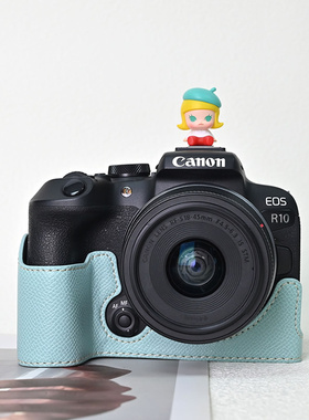 适用佳能R10相机套R50微单R50V保护套R8R100底座200DII配件RP皮套