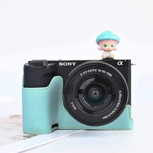 索尼ZVE10二代zve10m2保护套相机包A6400底座A7C2配件A7M4R5适用