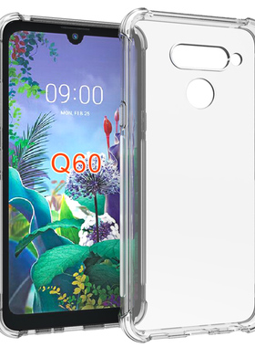 适用于LG Q60手机壳LMX525EAW四角X525手机套硅胶软保护壳套子男