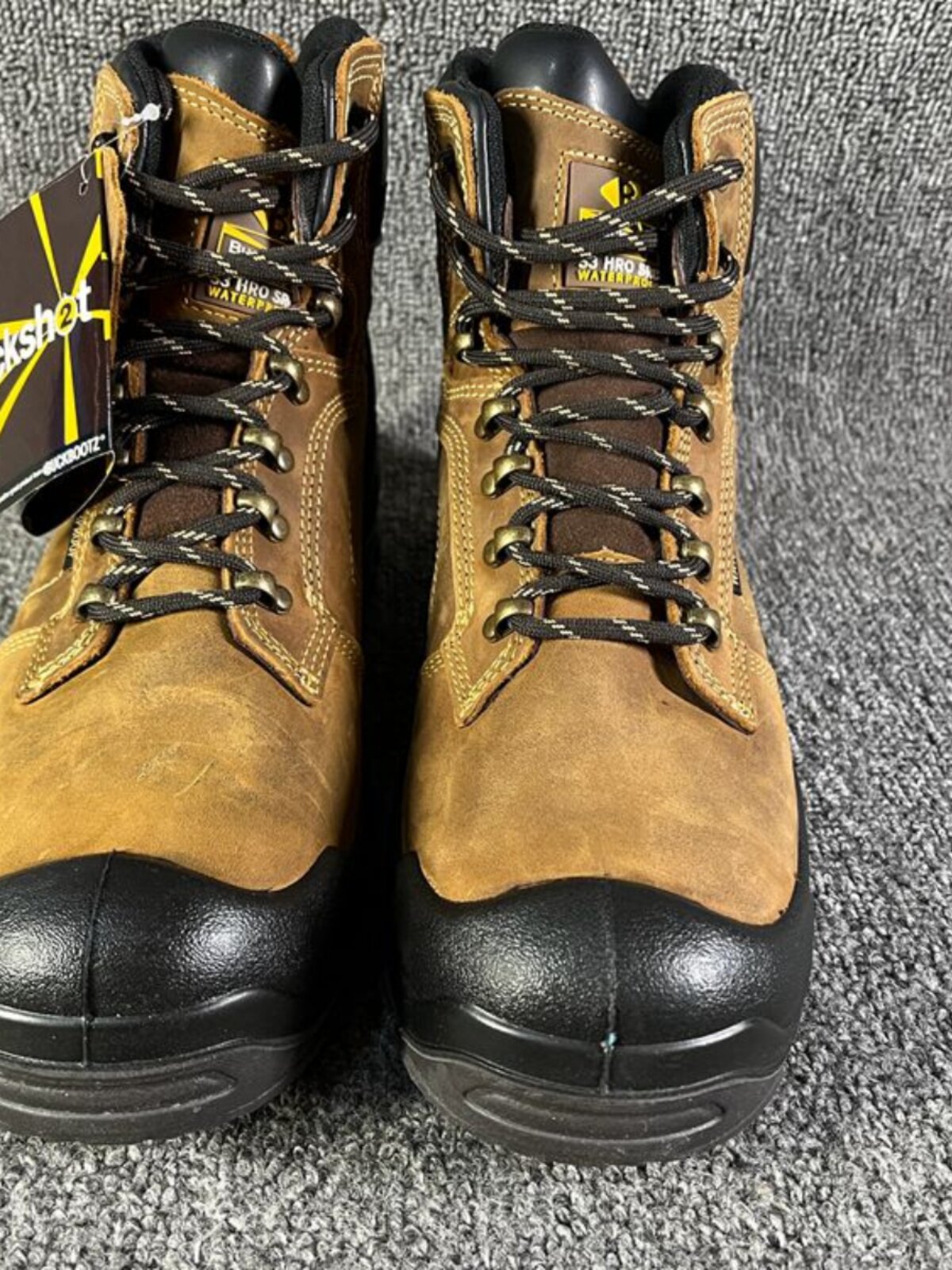 FOREIGN TRADE UNIQUE FIRST LAYER COWHIDE IRON STEEL TOE ANTI-SMASHING ANTI-PUNCTURE SOLID THICK SOLE ANTI-SLIP WEAR-RESISTANT WATERPROOF WORK LABOR PROTECTION SHOES