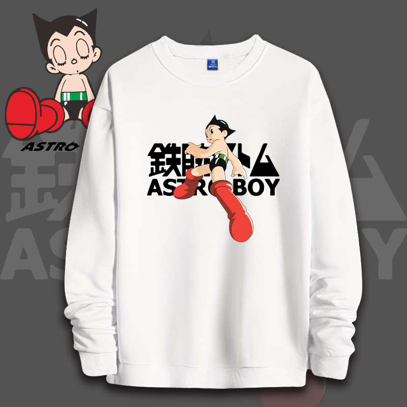 日系动漫铁臂阿童木时尚运动保暖外套ins超火可定制圆领套头卫衣