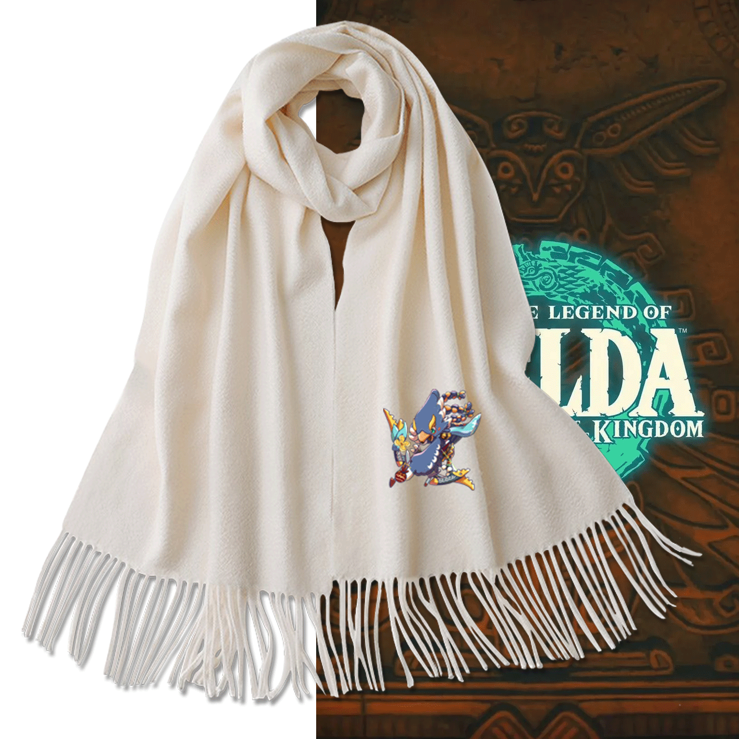 个性男防寒仿羊绒潮披肩围巾