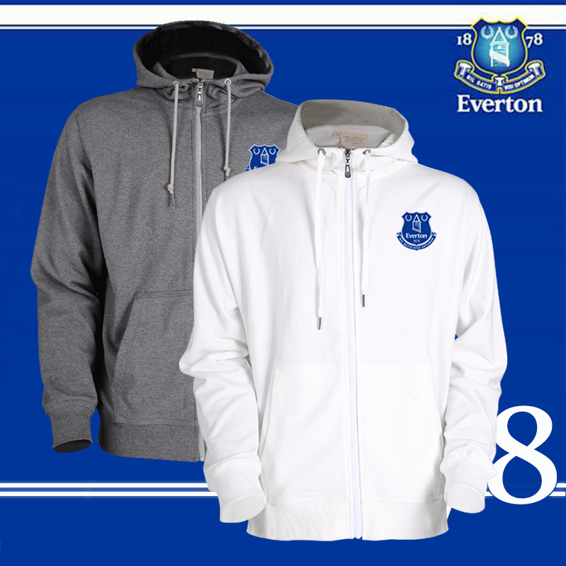 埃弗顿足球俱乐部运动保暖外套男女太妃糖人休闲宽松开衫连帽卫衣