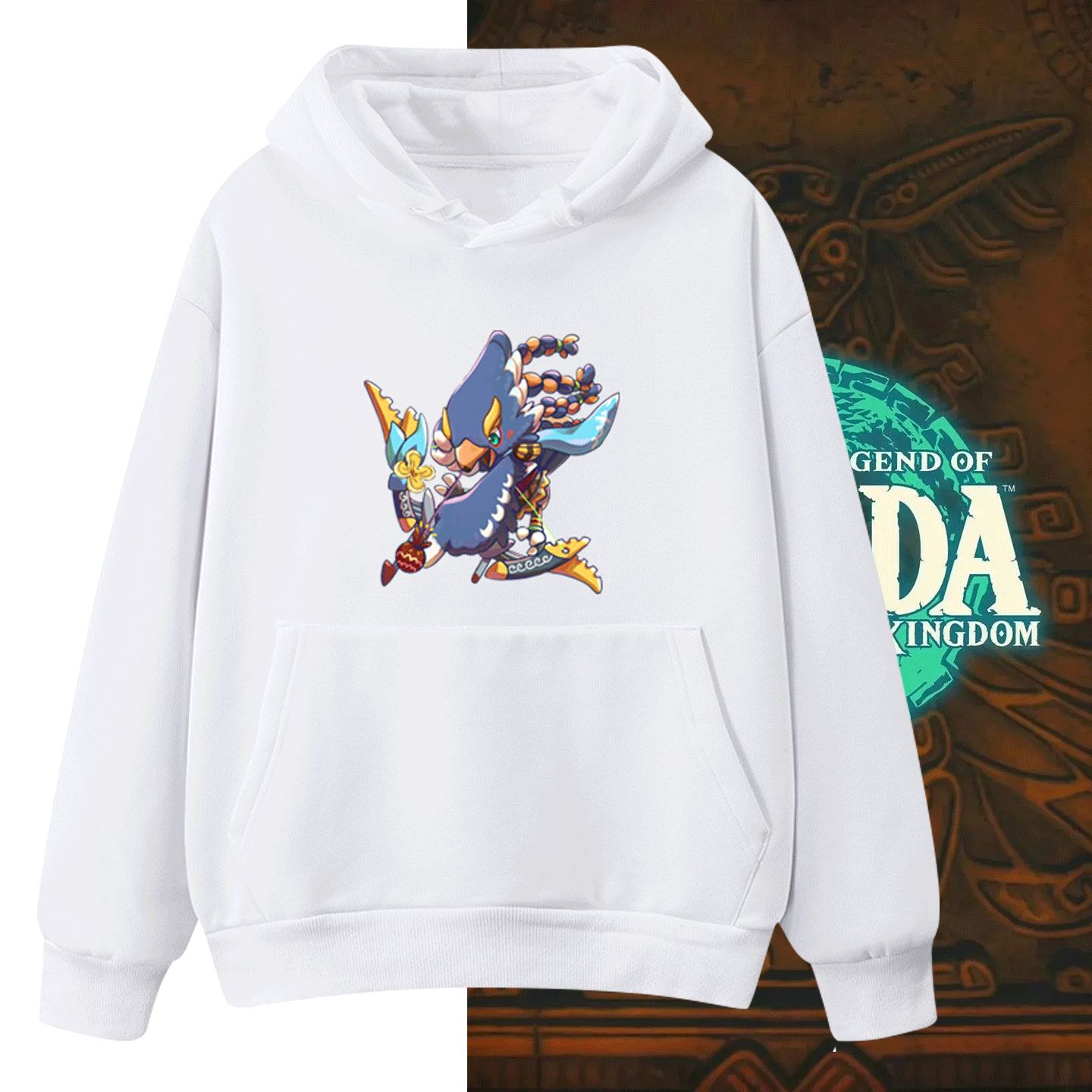 个性男女潮百搭宽松带帽卫衣